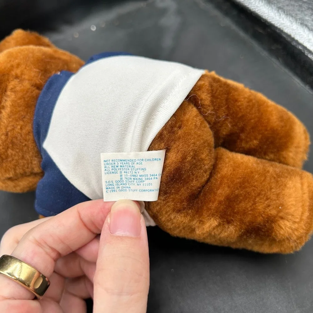 Vintage 1991 Good Stuff Edmonton Oilers‎ NHL Teddy Bear Plush Toy